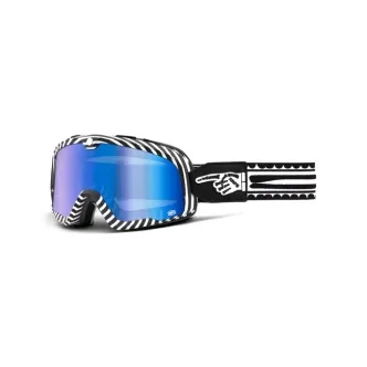 100% Barstow Goggle Death Spray Mirror Blue Lens (ARM296639)