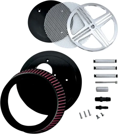 Baron Air Cleaner Kit XXX Big Air  Chrome (BA-2341-00)