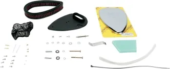 Baron Air Cleaner Kit Big Air  Smooth Chrome (BA-2041-00)