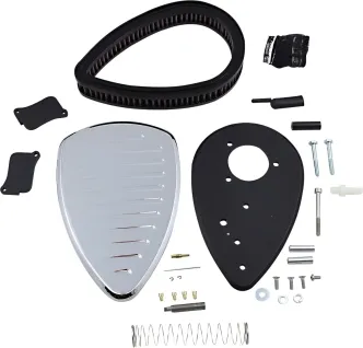 Baron Air Cleaner Kit Big Air  Comet Chrome (BA-2061-06)