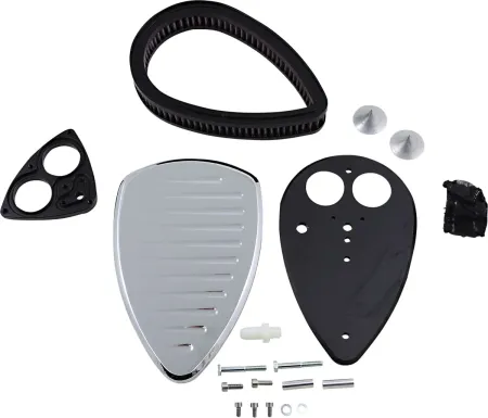 Baron Air Cleaner Kit Big Air Comet Chrome (BA-2013-06)