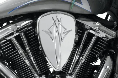Baron Air Cleaner Kit Big Air  Pinstripe Chrome (BA-2013-13)