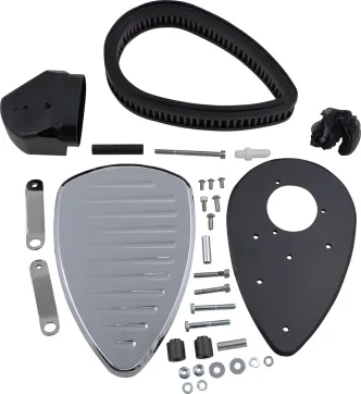 Baron Air Cleaner Kit Big Air Comet Chrome (BA-2080-06)