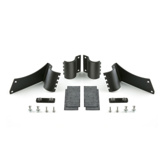 National Cycle NC Heavy Duty™ Fork Mount Kit In Black Powdercoat Finish For Royal Enfield 19-22 INT650 (KIT-CRE)