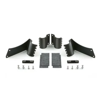 National Cycle NC Heavy Duty™ Fork Mount Kit In Black Powdercoat Finish For Royal Enfield 19-22 INT650 (KIT-CRE)