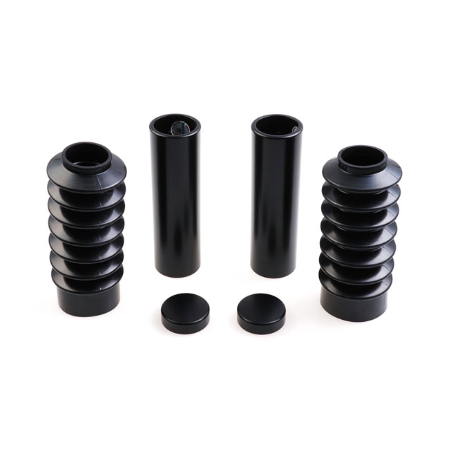 Cult Werk 6 Piece Fork Tube Cover Kit Long Version in Gloss Black