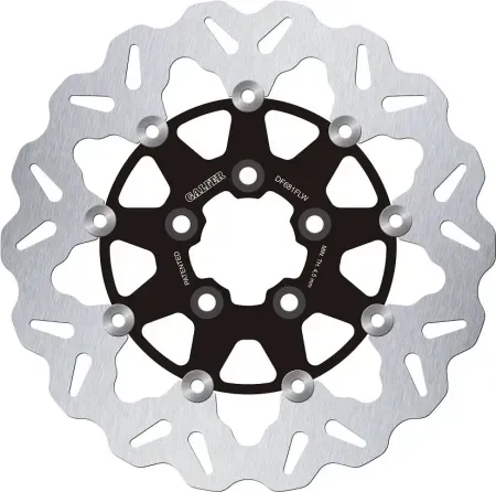 Galfer Rear Floating Wave Brake Disc For Harley Davidson 2000-2010 Sportster, 2000-2017 Dyna, 2000-2024 Softail & 2000-2007 Touring Models (DF681FLW)