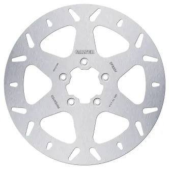 Galfer Rear Fixed Round Brake Rotor For Harley Davidson 2014-2022 Sportster, 2008-2023 Touring, 2015-2024 Softail & 2006-2017 Dyna Models (DF835V)