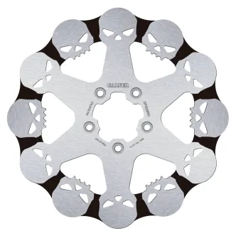 Galfer Front Fixed Skull Brake Disc For Harley Davidson 2014-2022 Sportster, 2008-2023 Touring, 2015-2024 Softail & 2006-2017 Dyna Models (DF835RH)