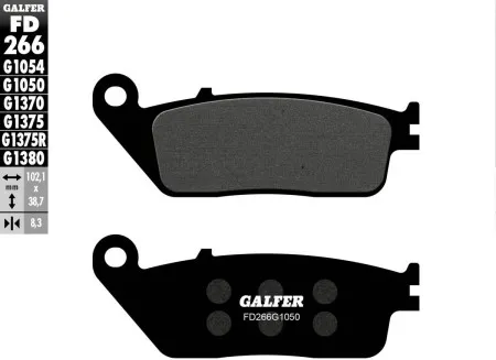 Galfer Brake Pad Scooter Organic (FD266G1050)