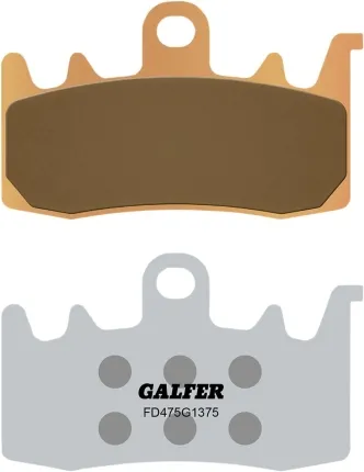 Galfer Sintered Sport Compound Front Brake Pads For Harley Davidson 2021-2023 Pan American & 2020-2021 LiveWire Models (FD475G1375)