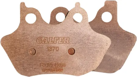 Galfer Sintered Metal Street Compound (1370/1371) Front/Rear Brake Pads For Harley Davidson 2000-2007 Big Twin Models (Excl. FLSTS & FXSTS) (FD375G1370)