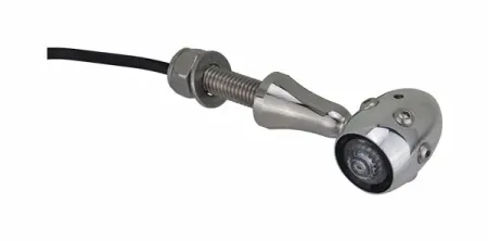 Hells Kitchen Choppers HKC, Retro Led Turn SIGNALS. Polished Alu (10-600)