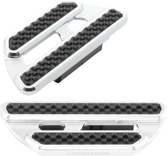 Arlen Ness Method Passenger Floorboards In Chrome For Harley Davidson 1983-2023 Touring & 2009-2023 Trike Models (410-027)