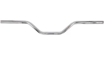 Thrashin Supply Co. Aggressive Mid Bend 1 Inch Dia. Handlebars In Chrome For 1982-2024 Harley Davidson  (TSC-2706-3)