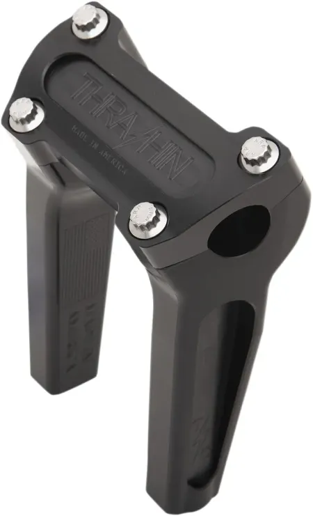 Thrashin Supply Co. 6 Inch Straight OG Handlebar Riser In Black Finish (TSC-6000-1)