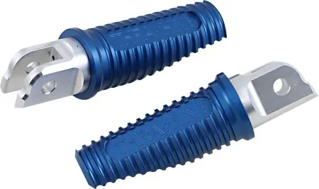 Thrashin Supply Co. Canyon Front Footpegs In Blue For Harley Davidson 2018-2025 M8 Softail Models (TSC-2018-4-SF)