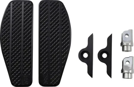 Thrashin Supply Co. Mini Rider Floorboards In Black For 2018-2025 Softail & 2021-2025 Sportster RH Models (TSC-2030-1)
