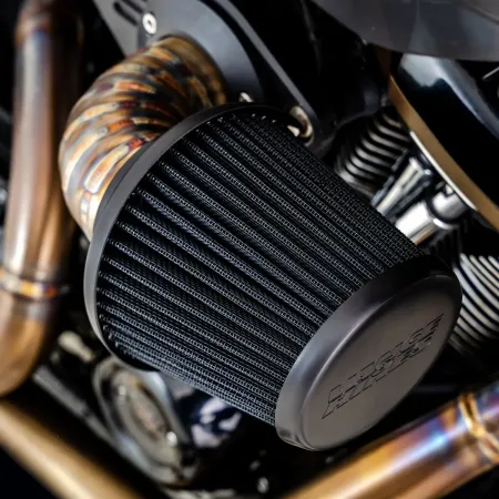Vance & Hines VO2 Falcon Air Cleaner In Black Finish For HD M8 Softail, Touring And Trike Models (71049)