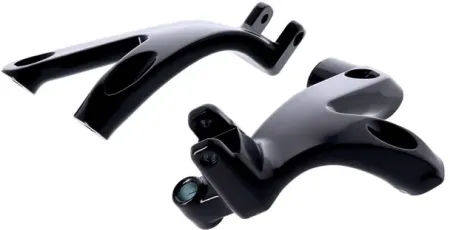 Doss Softail Floorboard To Foot Peg Conversion Bracket Kit For 2018-2025 Softail Fatboy, Heritage, Slim & Deluxe (78669B)