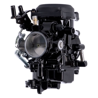 Doss 40mm Keihin CV Carburetor In Black With Accelerator Pump, Comes With 185 Main Jet And 42 Slow Jet Installed (ARM431559)