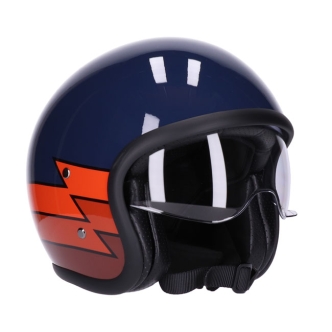 Roeg Sundown Helmet Lightning Gloss Navy - Large (ARM192639)