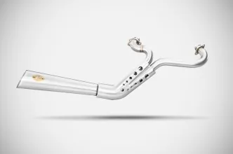 Zard Euro 3 Sport 2-1 Exhaust In Polished For 2014-2016 XL883/1200 Sportster Models (ZHD540S00SSO-P)