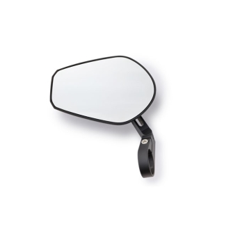 Daytona D-Mirror-15 Aluminium Flat Bar End Mirror In Black (80799)