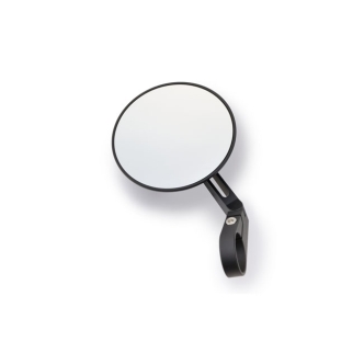 Daytona D-Mirror-17 Aluminium Flat Bar End Mirror In Black (80801)