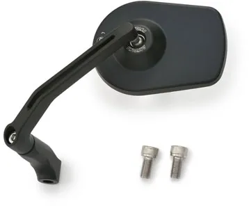 Daytona D-Mirror-5 Aluminium Pan Mirror In Black (89475)