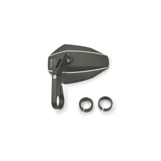 Daytona D-Mirror-7 Aluminium Short Type-K Bar End Mirror In Black (89726)