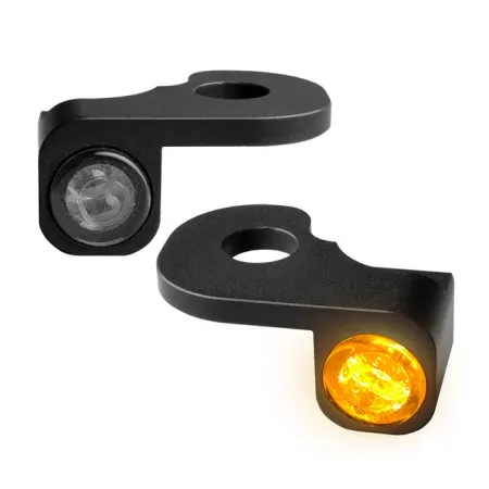 Heinz Bikes NANO Series Handlebar Turn Signals In Black For Harley Davidson 2016-2017 Breakout Models (HBTSN-FXSB-HC)