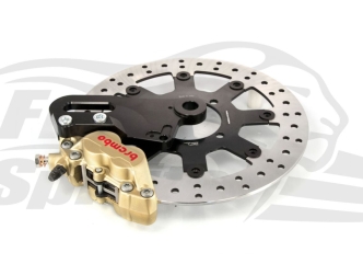 Free Spirits Rear Upgrade 4 Piston Caliper In Gold For Triumph Thruxton 1200 RS & Speed Twin 2021-Up Models (305316)