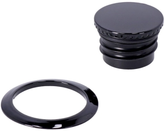 Doss Pop-up Vented Gas Cap In Black For 1998-2022 XL Sportster (excl. 04-10 XL1200C) with 3.3G (12.5L) Tank (ARM111505)