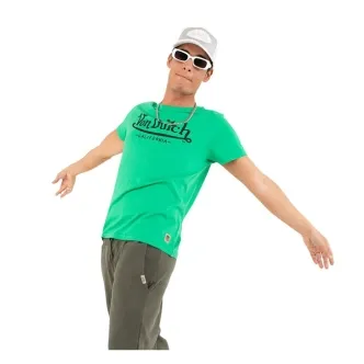 Von Dutch First Logo T-shirt Green Size Small (ARM973979)