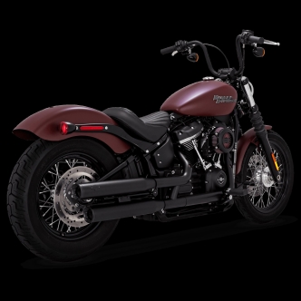 Vance & Hines Eliminator 300 Slip-Ons With PCX Technology In Black For Harley Davidson 2018-2023 M8 Softail Models (46312)