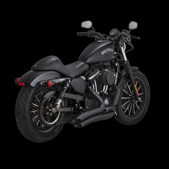 Vance & Hines Big Radius Exhaust System With PCX Technology In Black Finish For Harley Davidson 2004-2022 Sportster Models (46367)