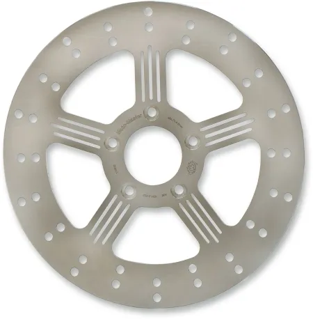 Moto Master Front Left/Right Fixed Round Adrian Brake Disc For Harley Davidson 1986-1999 Big Twin & 1986-1999 Sportster Models (110848)