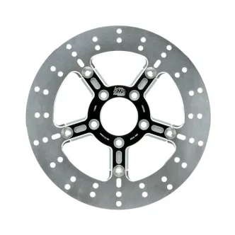 Moto Master Front Left/Right Adrian 5-Spoke Brake Disc In Black For Harley Davidson 2010-2017 Dyna Models (112315)