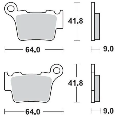 Moto Master Nitro Sport Brake Pads (94422)