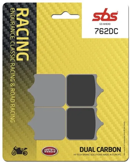 SBS DC Racing Dual Carbon Brake Pads (762DC)