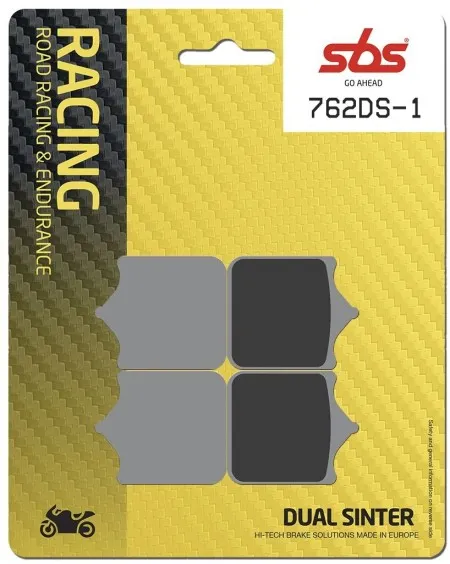SBS DS Racing Dual Sintered Brake Pads (762DS-1)