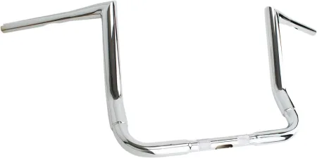 Khrome Werks Buck Fifty Handlebar 12 Inch Rise 1.5 Inch Diameter In Black For 2008-2022 Touring With Batwing Fairings (300612)
