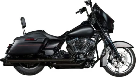 Khrome Werks 2-into-2 Dominator Exhaust In Eclispe Finish For Harley Davidson 2009-2016 Touring (201830)