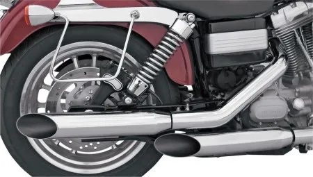 Khrome Werks HP-Plus 3 Inch Slip-On In Chrome Finish For 1995-2017 Dyna Models (excl. FXDF/FLD) (202310A)