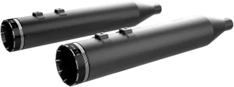 Khrome Werks Performance 4.5 Inch Slip-On In Black Finish With Tracer Tips For 1996-2016 Touring Models (202840)