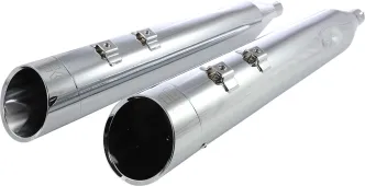 Khrome Werks HP-Plus 4.5 Inch Slip-On In Chrome Finish With Edge Tips For 1996-2016 Touring Models (202660)