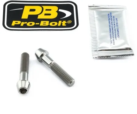 Pro Bolt Axle Pinch Bolt Kit Titan, Front (TIFAPINCH110)