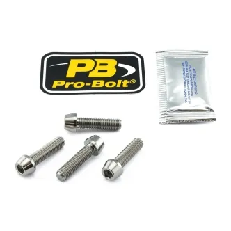 Pro Bolt Axle Pinch Bolt Kit Titan, Front (TIFAPINCH140)