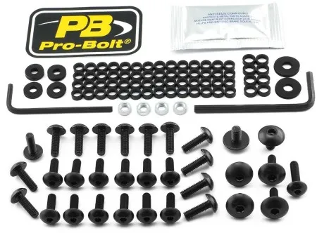Pro Bolt Aluminium Fairing Bolt Kit for Ducati (FDU260BK)